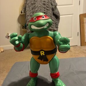 Teenage Mutant Ninja Turtles Raphael Action Figure 11” Red Mask TMNT Toy Loose